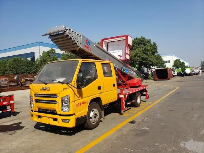 苏州附近云梯车出租 砂石搬运