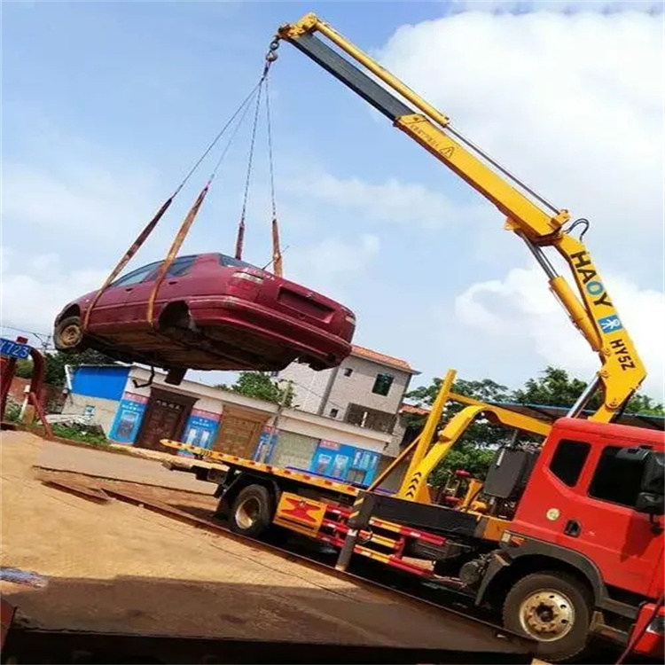 苏州吊车吊汽车的正确方法